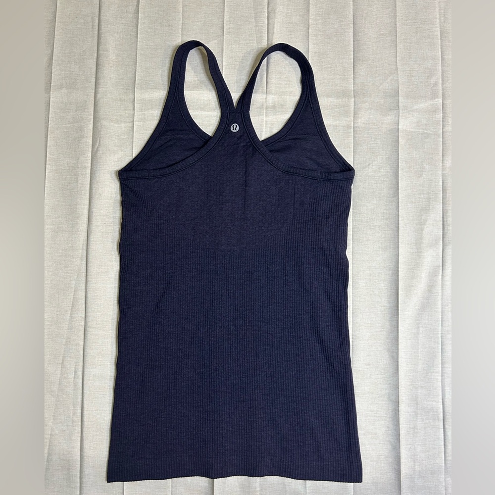 lululemon athletica navy Ribbed Tank Top - Picture 5 of 8